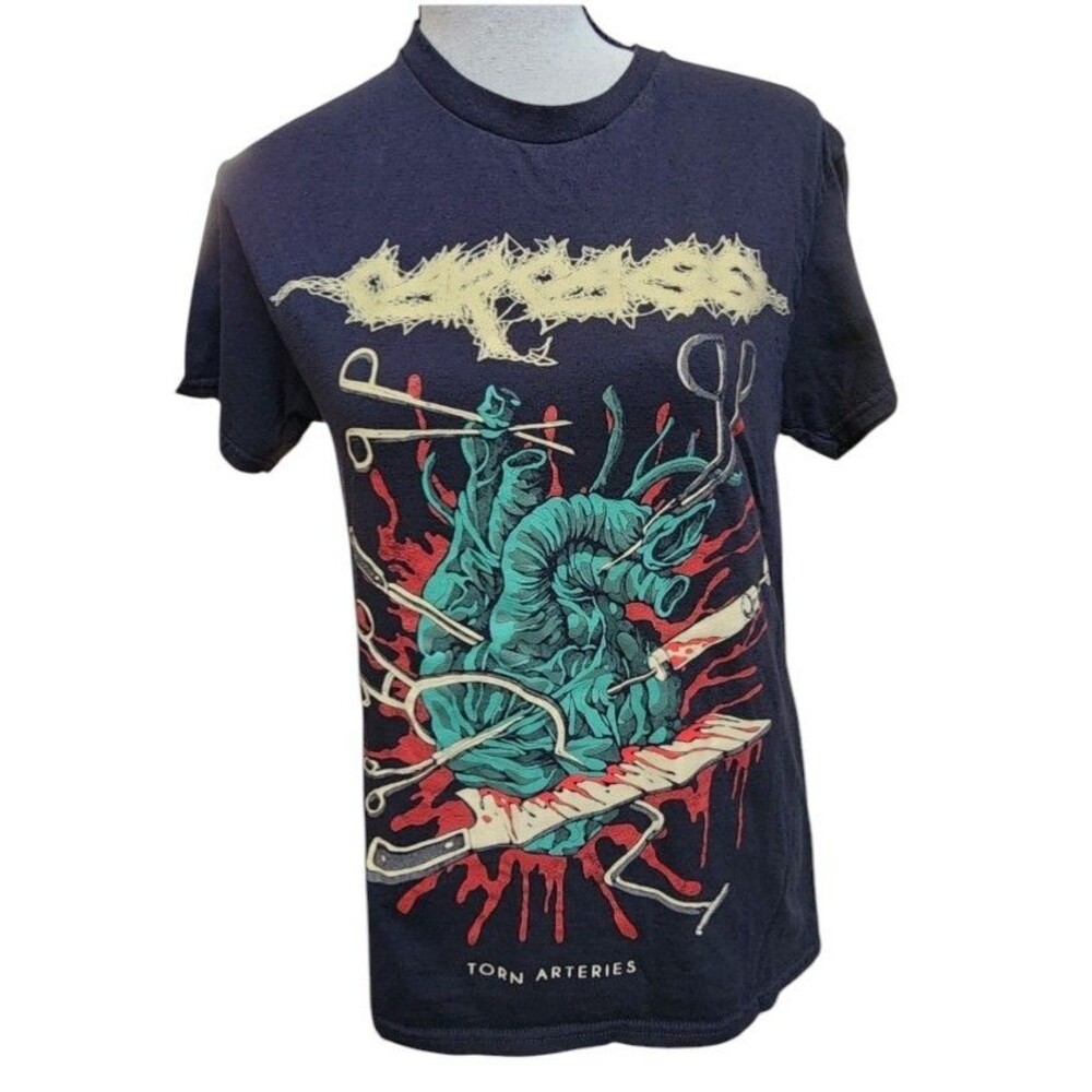Carcass Torn Arteries Black Band Tee Size Small Death Metal Goregrind